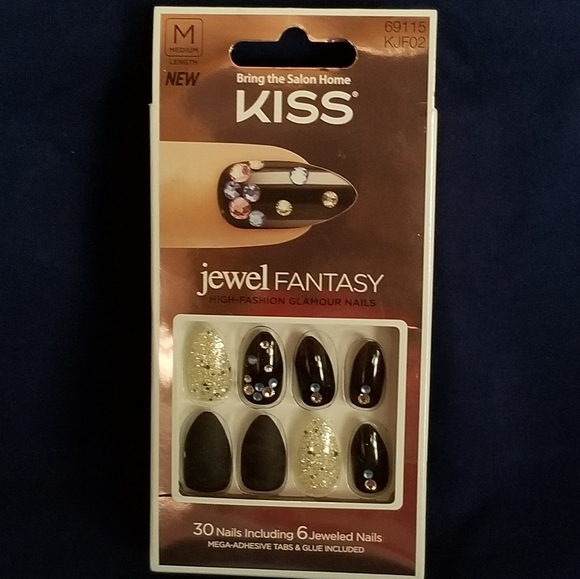 Kiss Jewel Fantasy High Fashion Nails - Picture 1 of 6